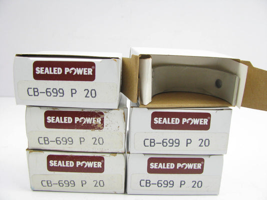 (6) Sealed CB699P20 Connecting Rod Bearings .020'' 1965-97 Ford 240 300