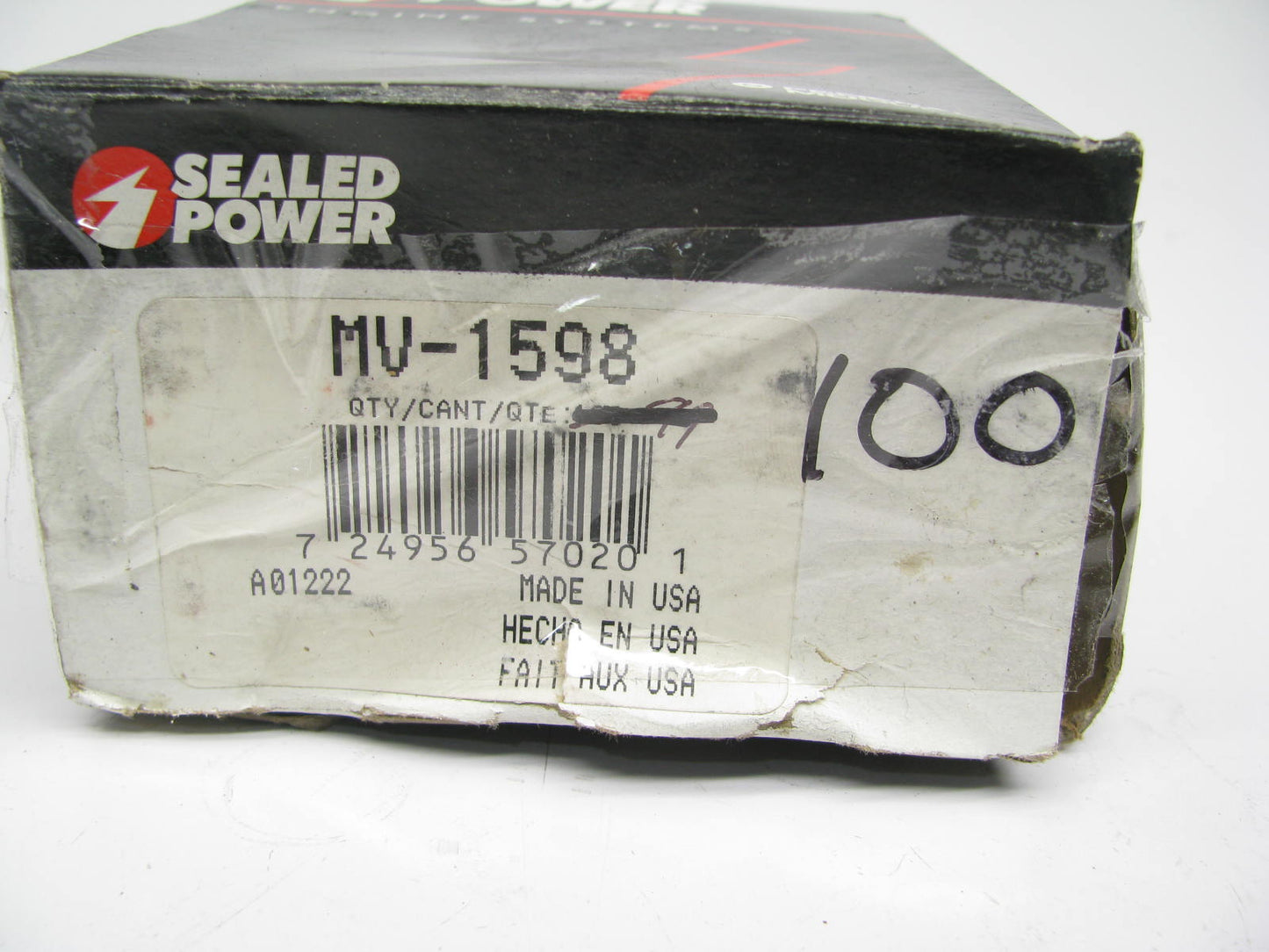(x100) Engine Valve Stem Oil Seals Sealed Power MV-1598 - Small Block Chevy