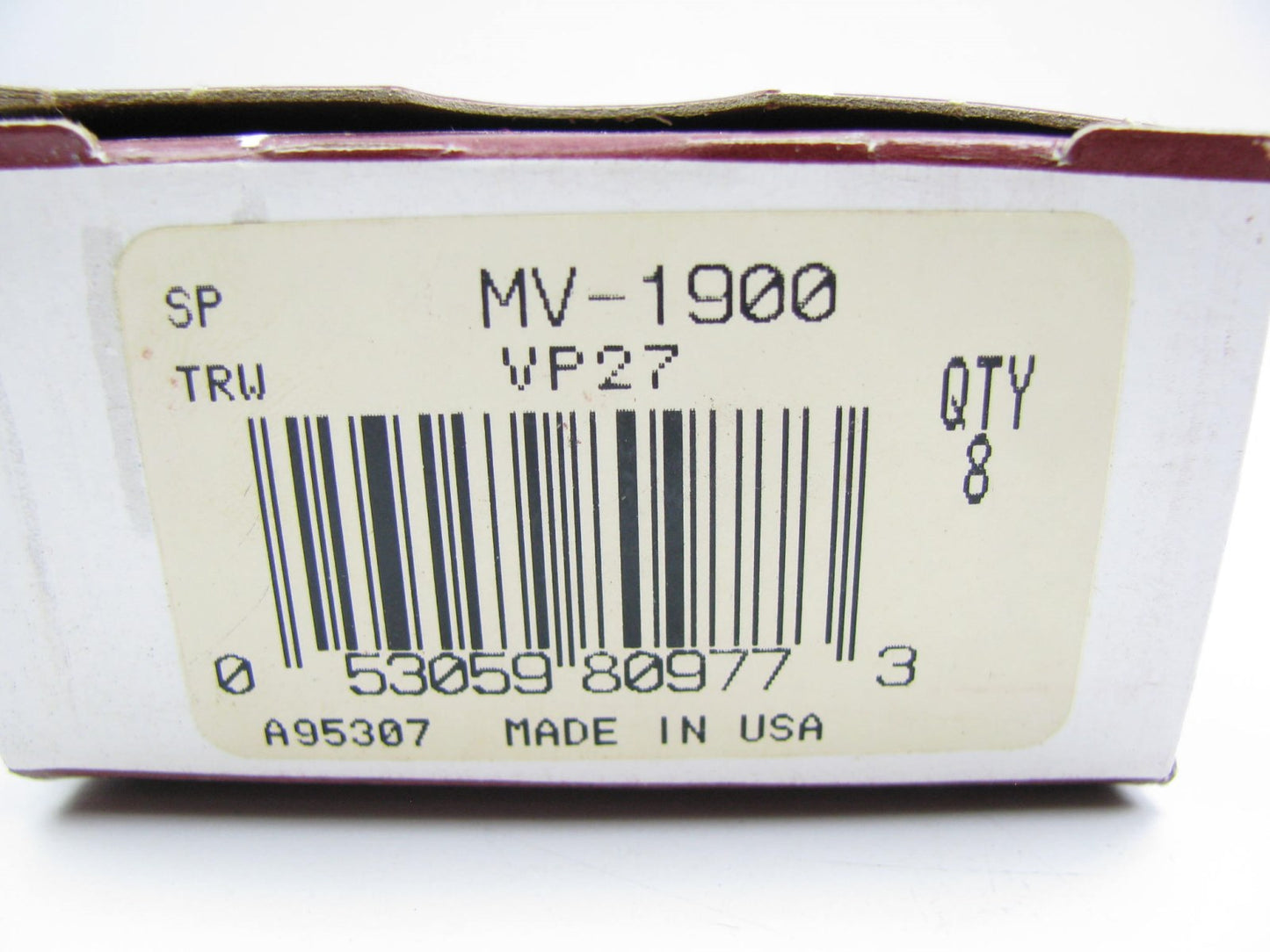 (8) Sealed Power MV-1900 Valve Stem Oil Seals - 75-82 Ford 200 L6, 302 351 V8