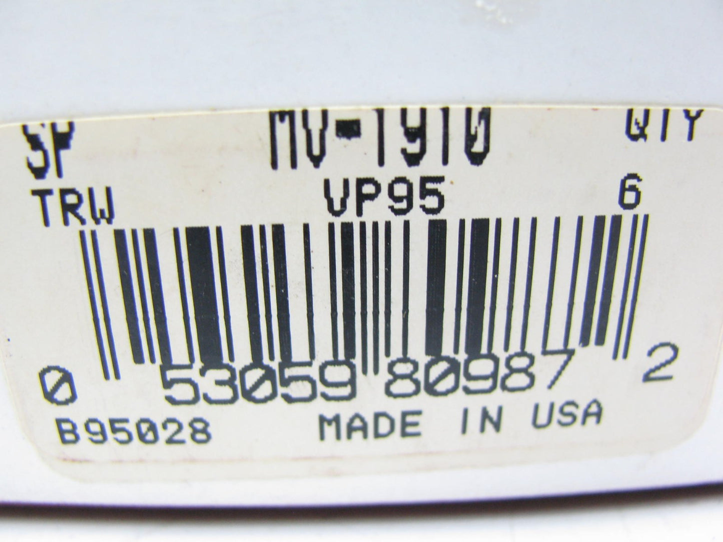 (6) Sealed Power MV-1910 Engine Valve Stem Oil Seals - 1975-1983 GM 231 252 V6