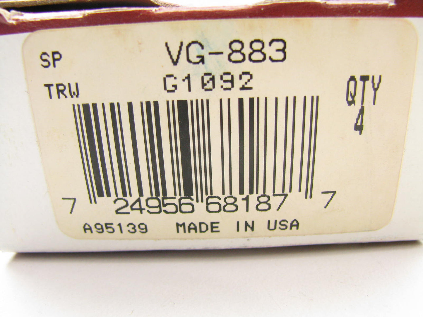(4) Sealed Power VG-883 Standard Intake Valve Guides