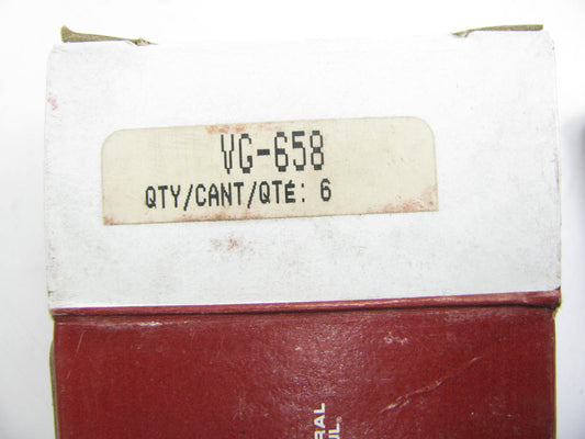 (6) Sealed Power VG658 Engine Valve Guides For Allis Chalmers 153-L4 230 262-L6