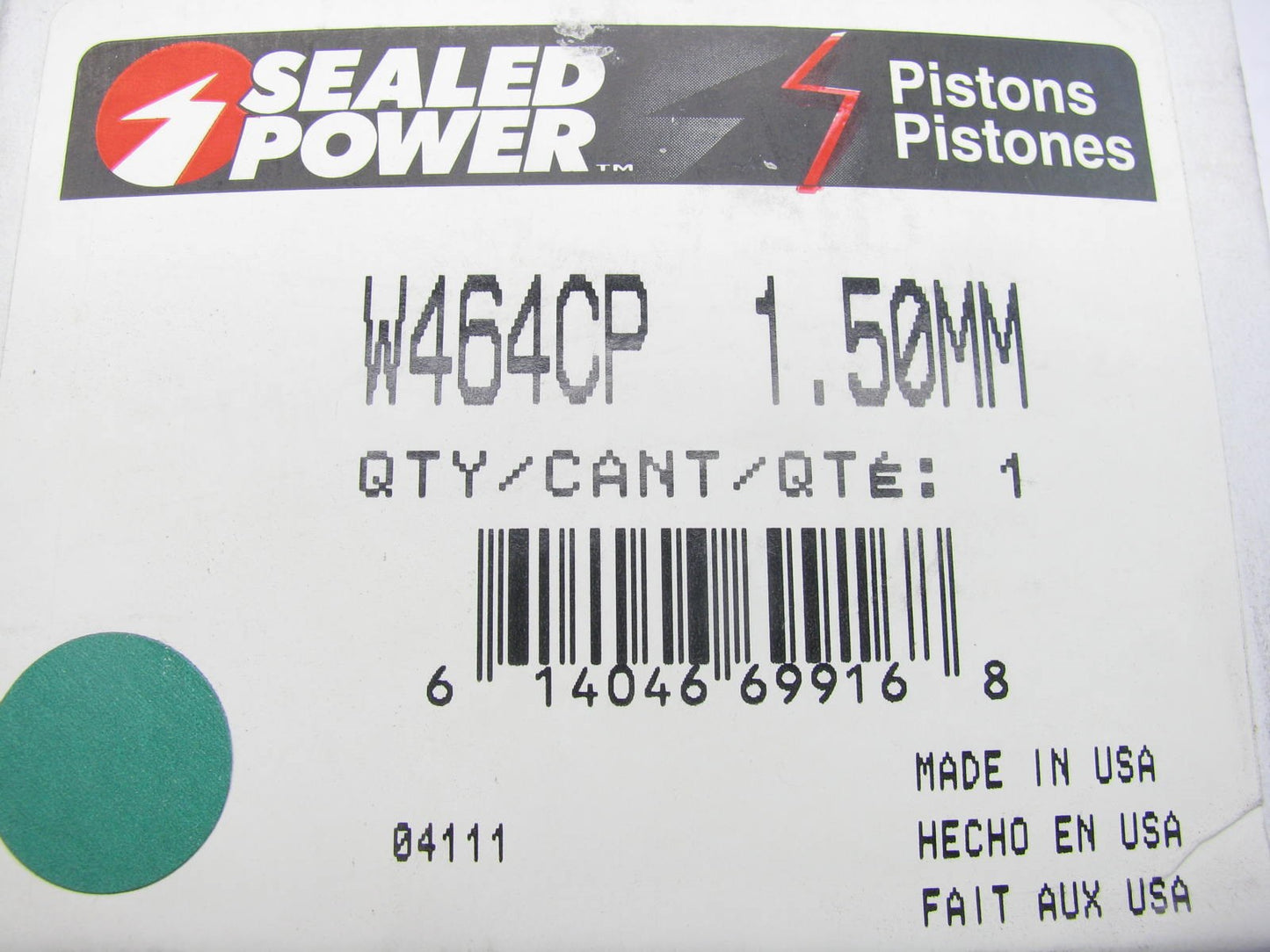 Sealed Power W464CP Engine Piston 1.50mm - 1982-1990 GM 173 2.8L V6