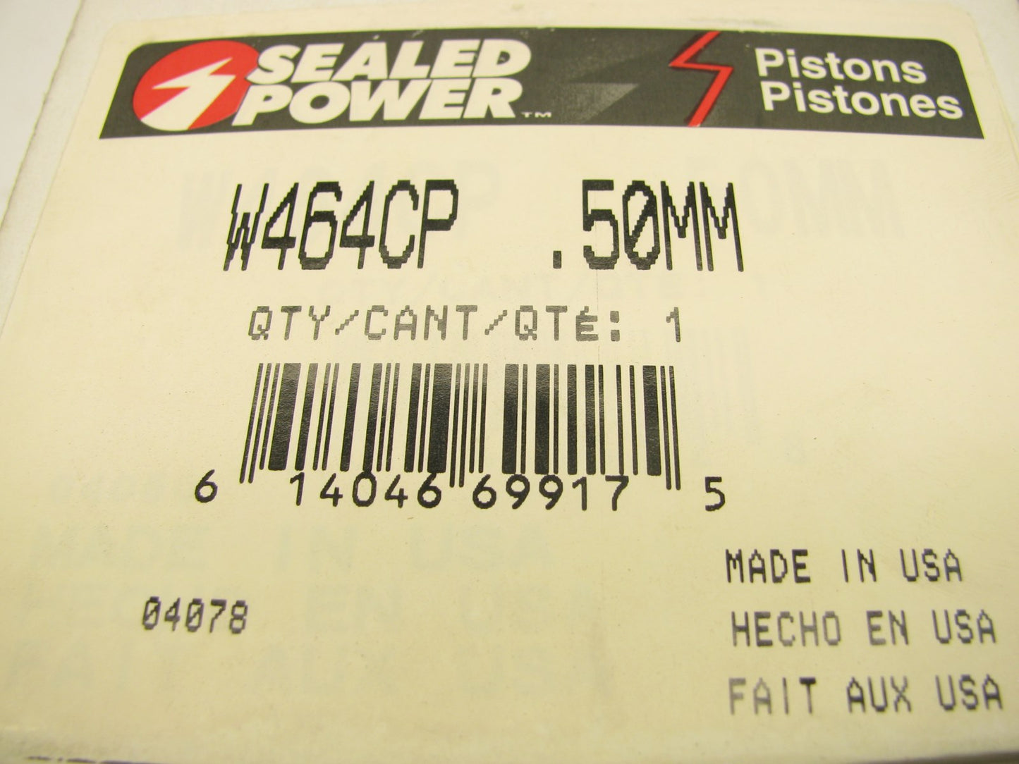 Sealed Power W464CP-50MM Piston .50mm - 1982-90 Buick Chevy Olds Pontiac 173 V6
