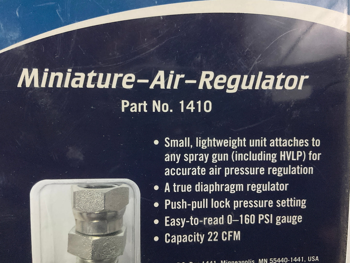 Sharpe 1410 Mini Air Regulator With Gauge
