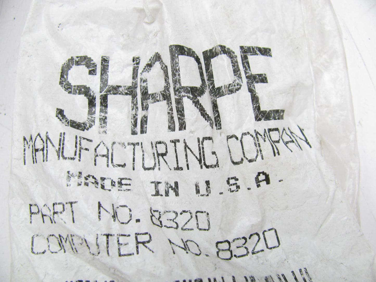 (4) Sharpe 8320 High Volume, Male Air Fitting Coupler Plug - Quick Disconnect