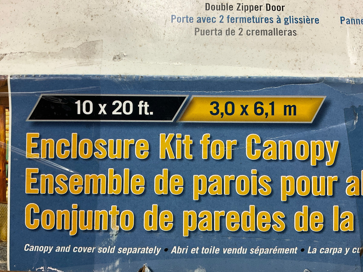 ShelterLogic 25775 Enclosure Kit For Max AP 20ft. X 10ft. Outdoor Canopy Tent