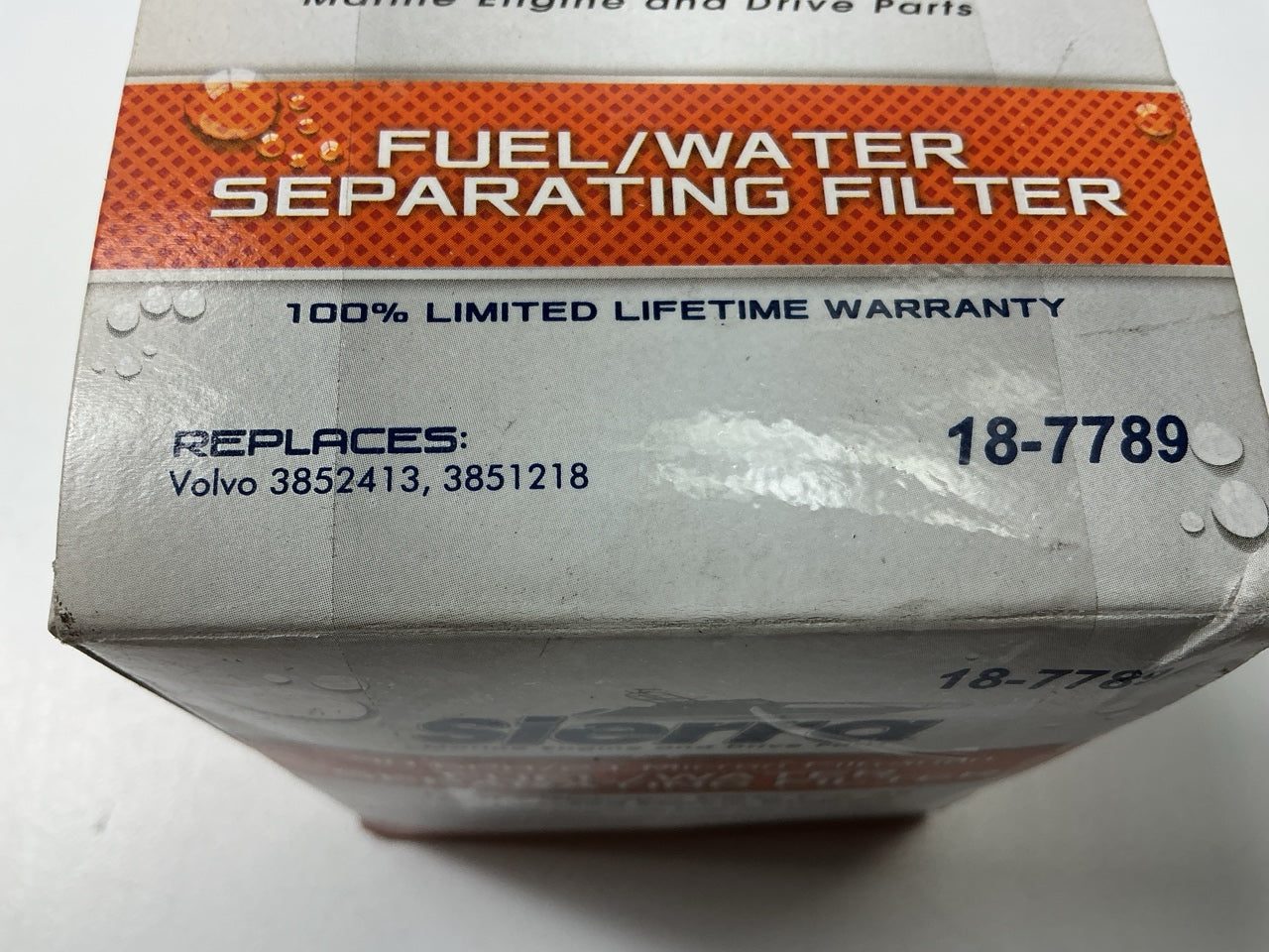 Sierra 18-7789 Marine Fuel Filter Replaces Johnson 502906 5009676, Volvo 3852413