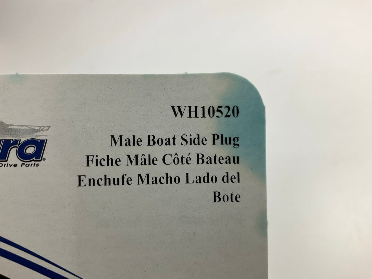 Sierra WH10520 Trolling Motor Socket Plug Cord Male 2-Wire 12V 8 Gauge