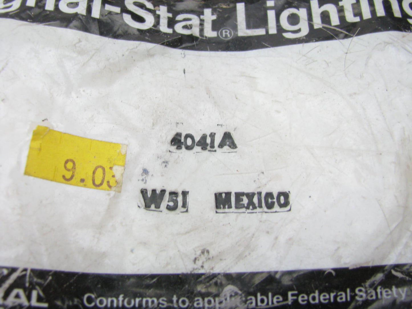 (2) Signal-Stat 4041A 40 Series, 4'' Yellow Round Sealed Turn Signal Light Lamps