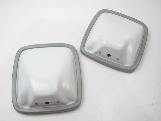 (x2) Signal-stat 7404 7''X6'' WHITE UNIVERSAL MIRROR