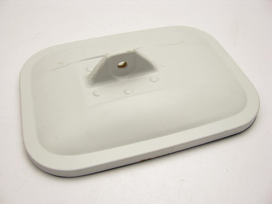 Signal-stat 7546 Universal 10-1/2''x7-1/2'' Steel Mirror Head, White 10.5''x7.5''