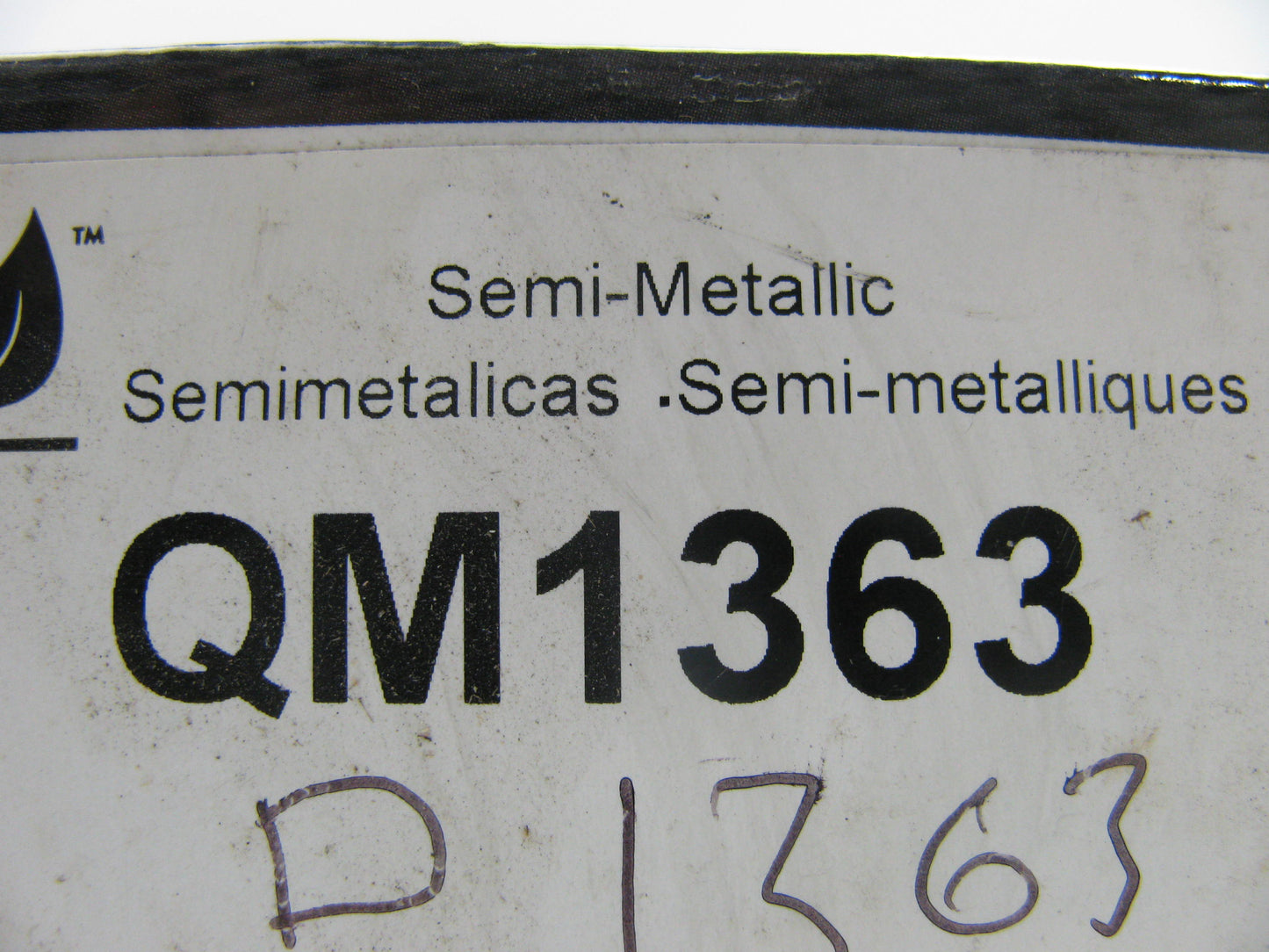 Silent Stop QM1363 Semi-Metallic Disc Brake Pads - Front