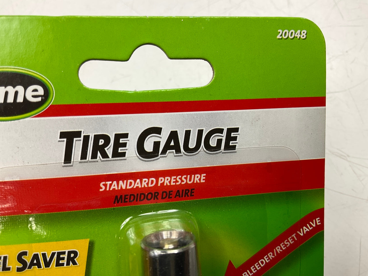 Slime 20048 Tire Gauge, 5 To 60 Psi, Chrome Gauge