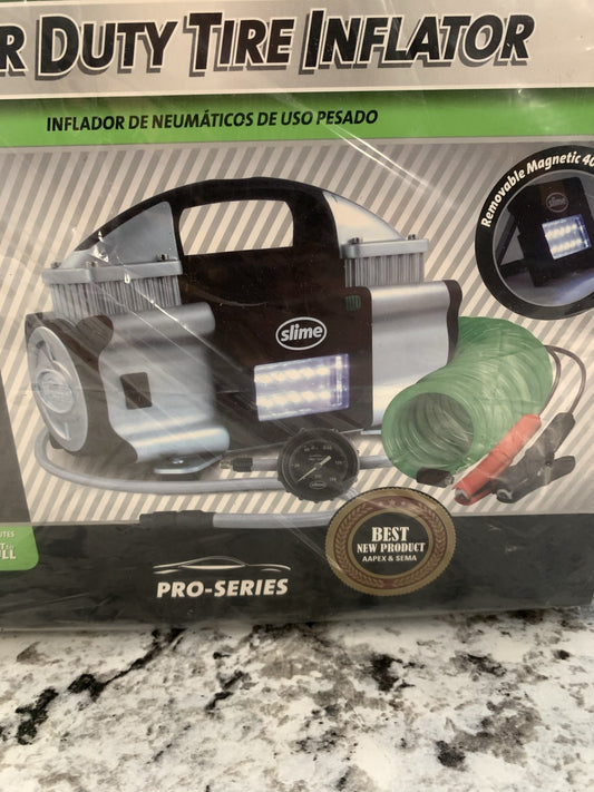 Slime 40048 Super Duty Tire Inflator Pump 1.5 Min Flat To Full, 2.50 CFM 12V