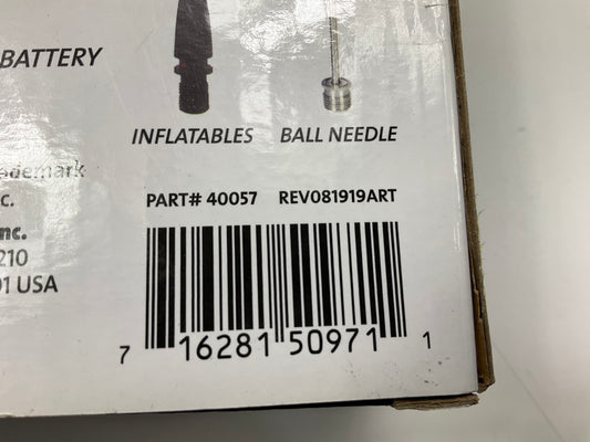 Slime 40057 Portable Cordless Tire Inflator Pump W/ Auto Shut Off, Rechargeable