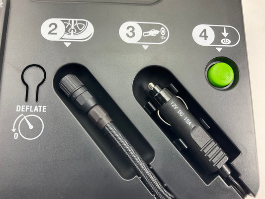 Slime 50123 Flat Tire Puncture Emergency Kit: Sealant & 12V Tire Inflator Pump Type 2