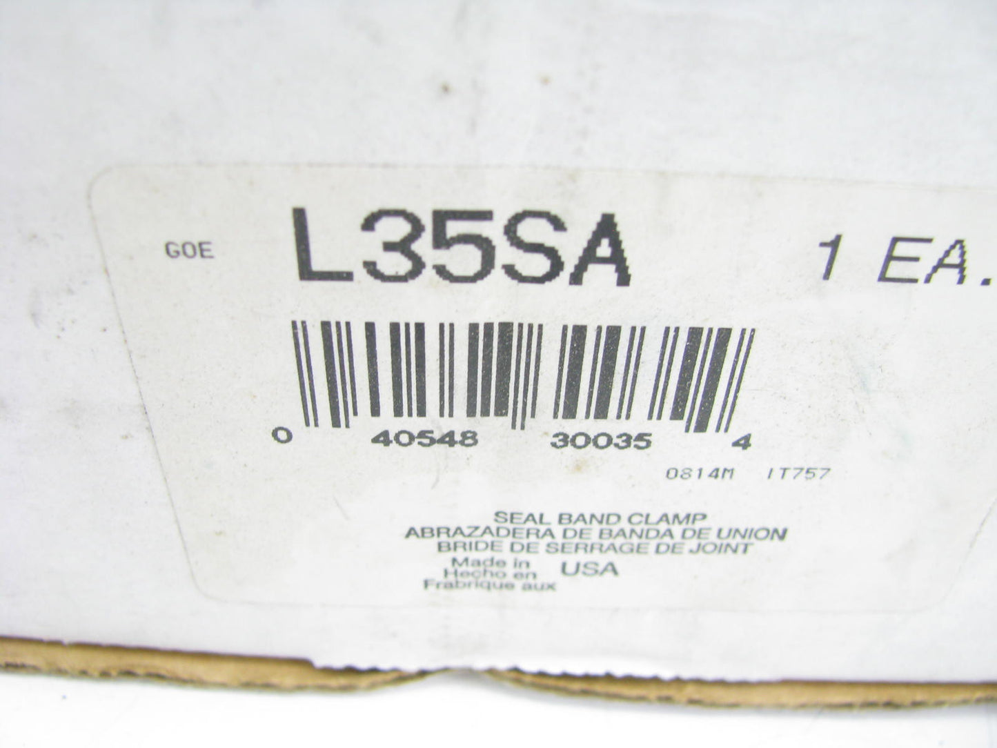 Smartparts L35SA 3-1/2'' Lap Joint Exhaust Clamp