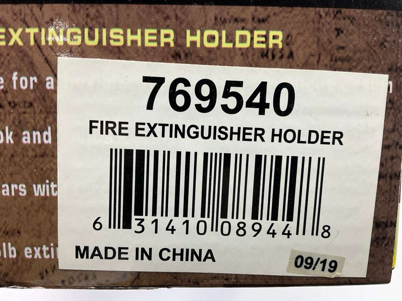Smittybilt 769540 Roll Bar Mounted Fire Extinguisher Holder - 2.5lb