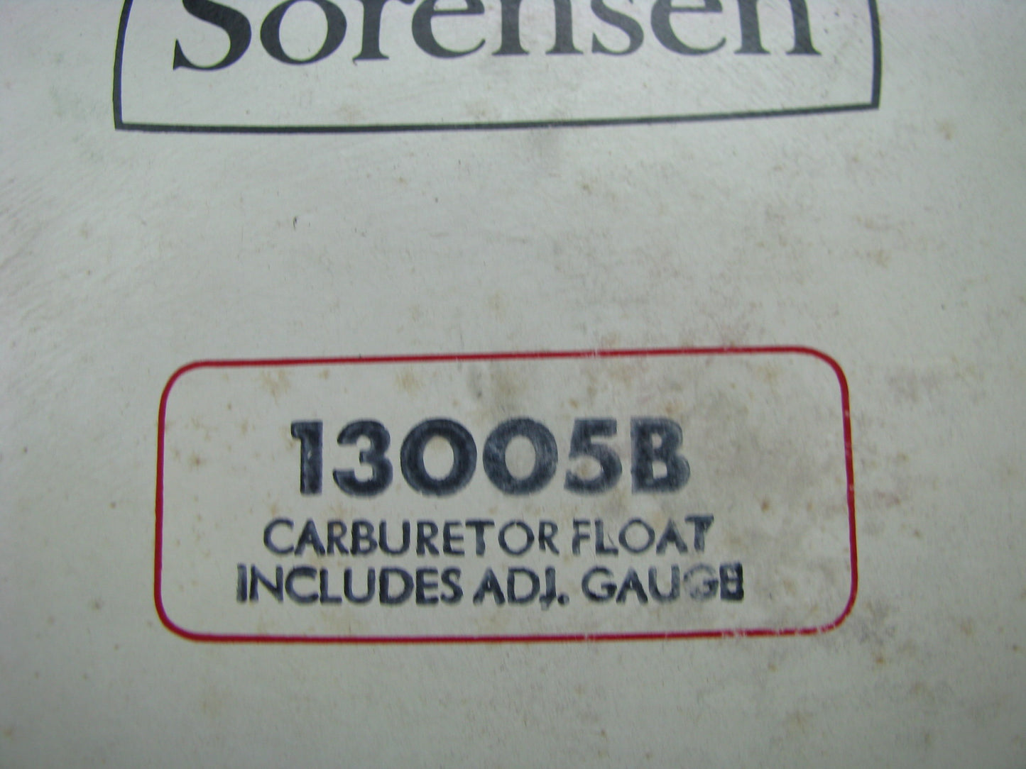 Sorensen 13005B Carburetor Float BRASS For Holley 1-BBL 1940