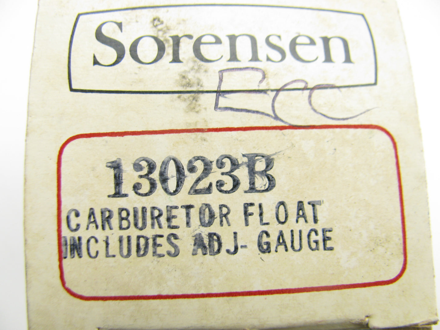 Sorensen 13023B Carburetor Brass Float - CARTER 2-BBL BBD Carburetors