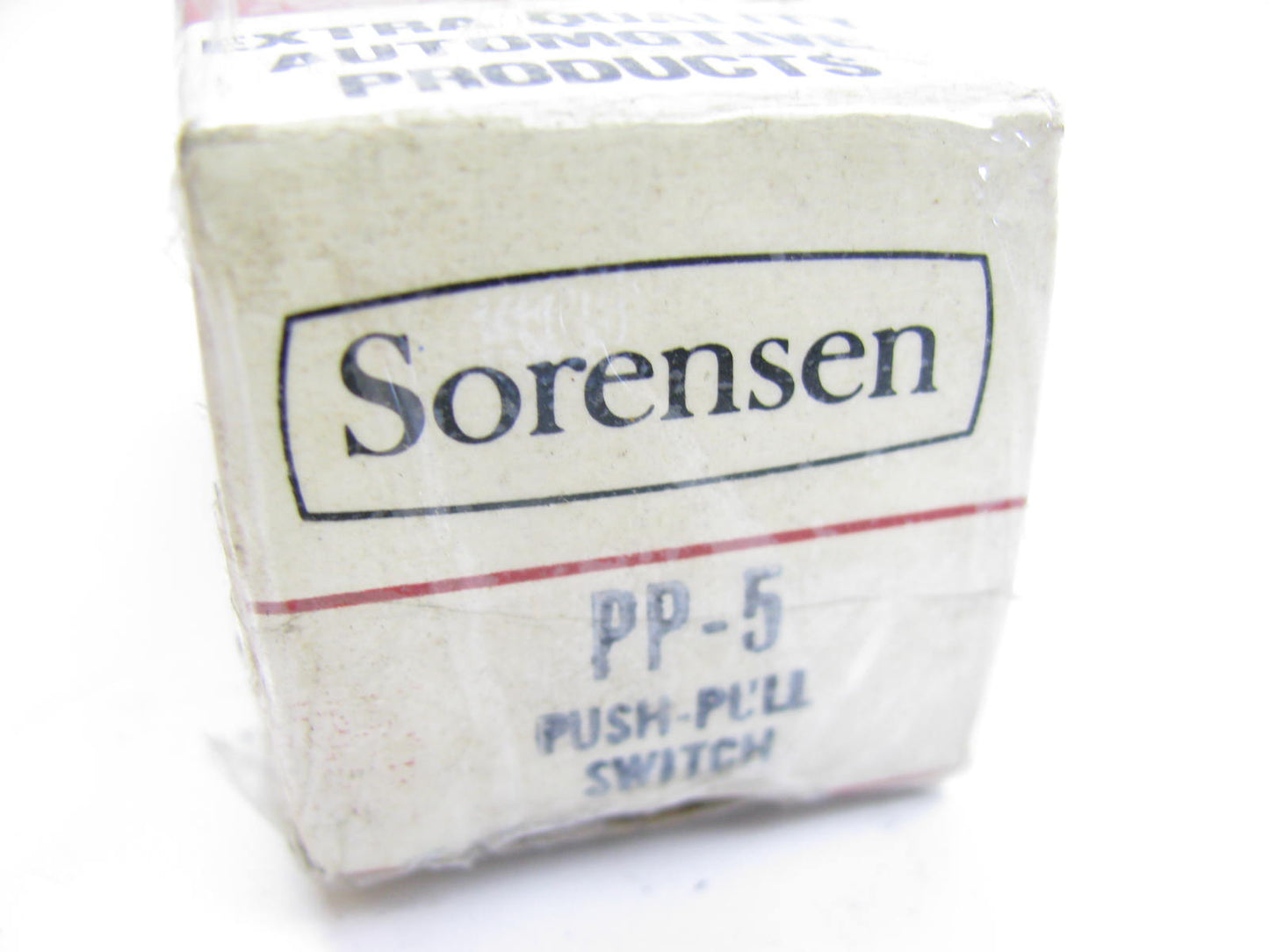 Vintage Sorensen PP-5 Universal Push-Pull Switch, 2 Terminal