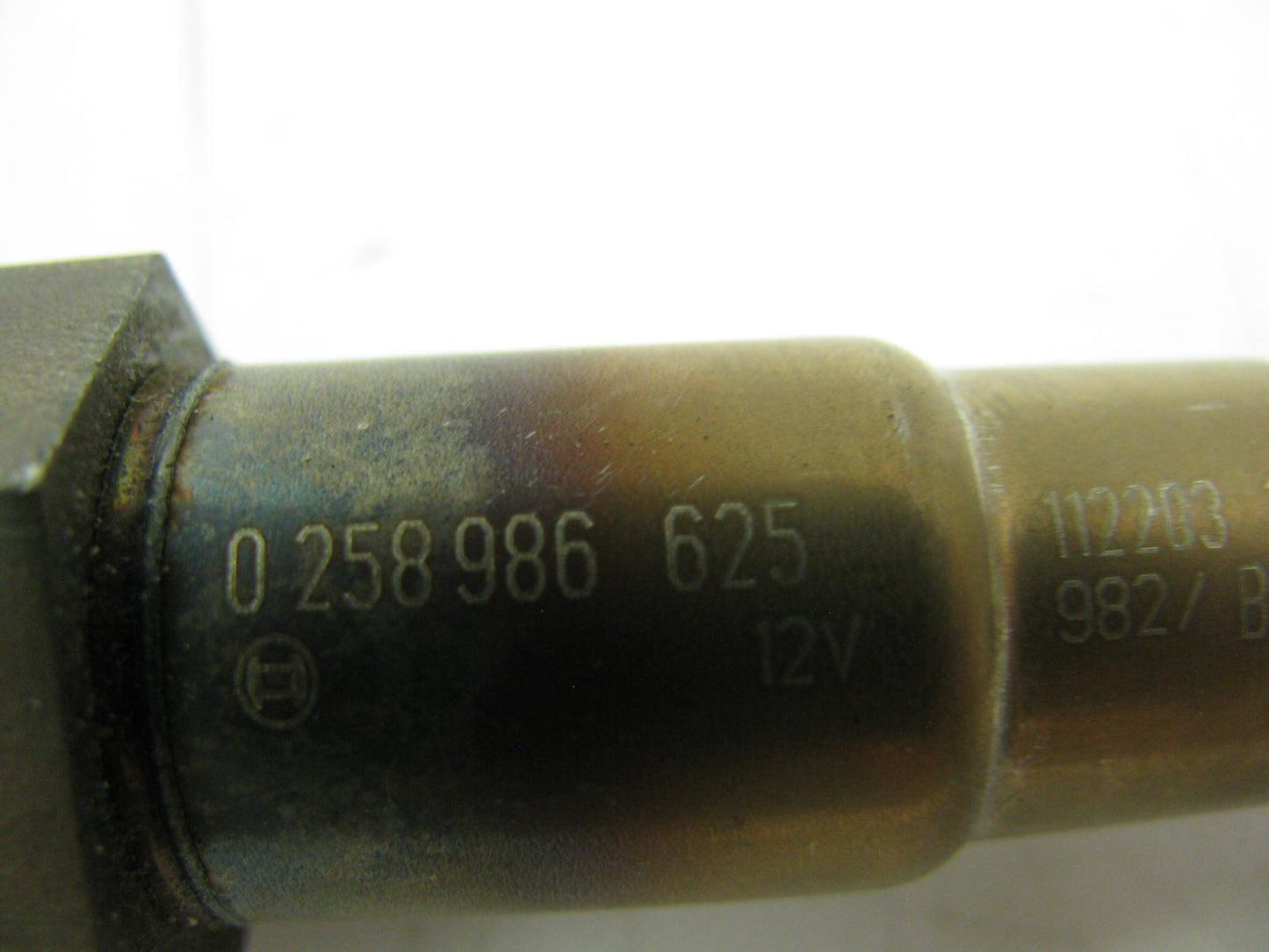 NEW - OUT OF BOX Bosch 0258986625 Oxygen O2 Sensor - 4 Wire - White Plug