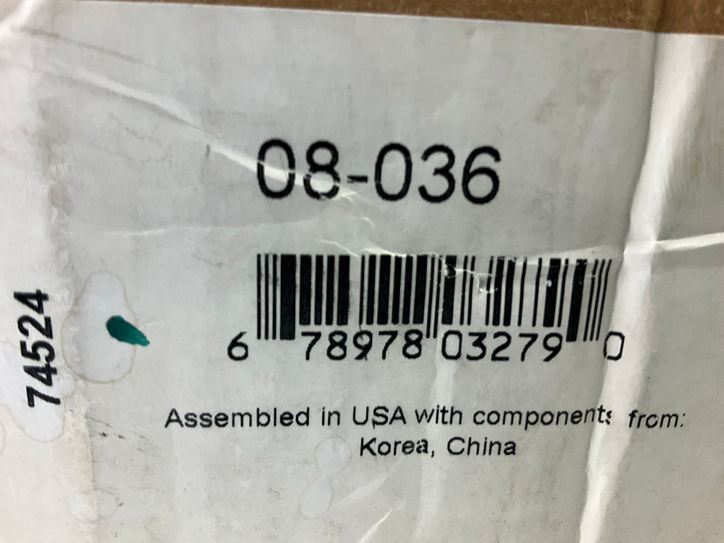 Pressure Plate + Clutch Disc ONLY, As Shown - 08-036 Clutch Kit