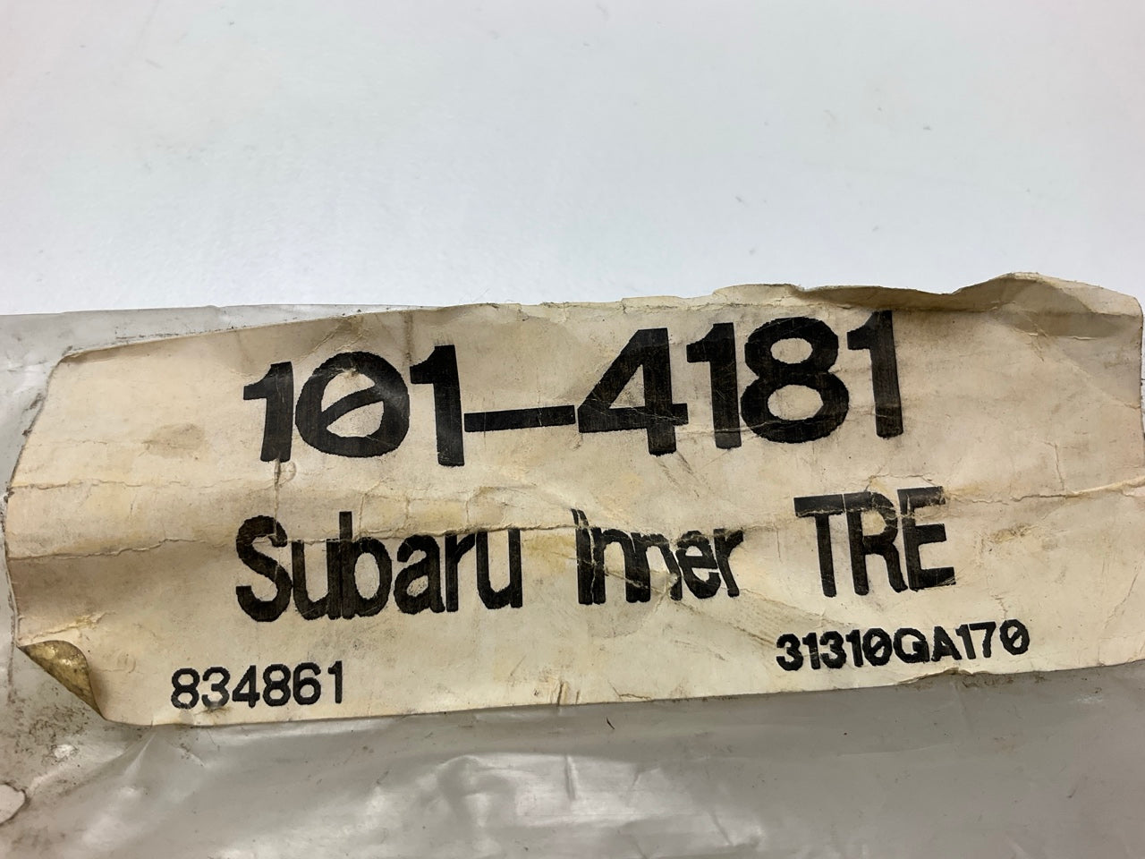 NEW UNBOXED 101-4181 Steering Tie Rod End - Front Inner
