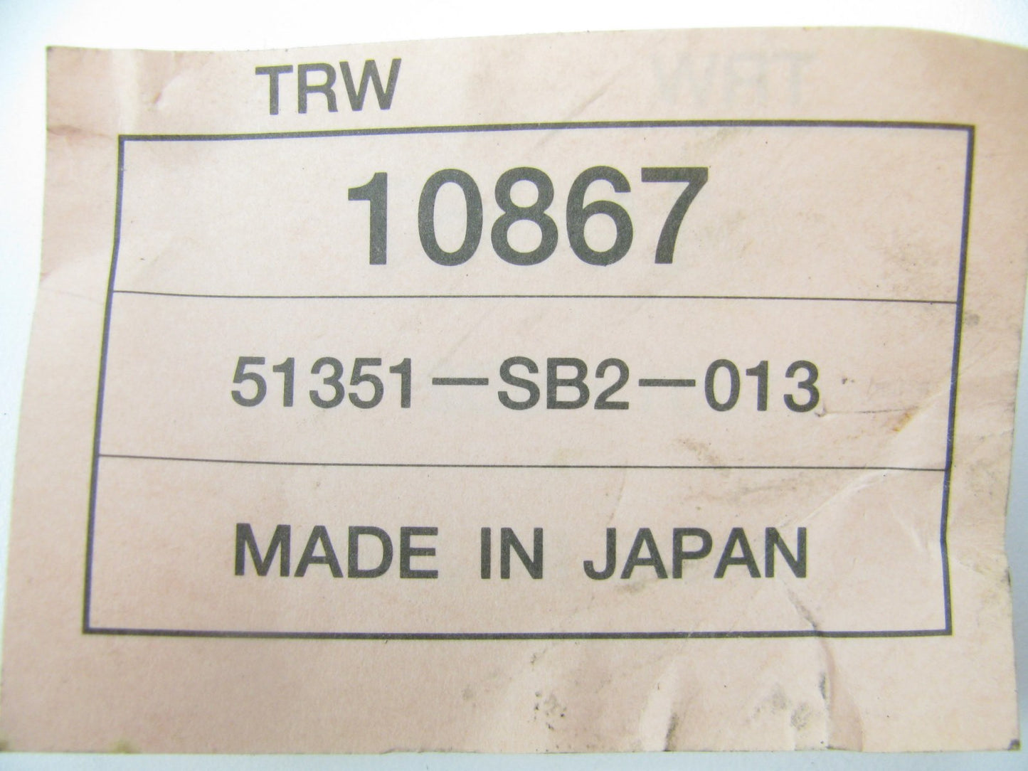 NEW - OUT OF BOX - 10867 FRONT RIGHT LOWER Control Radius Arm & Ball Joint