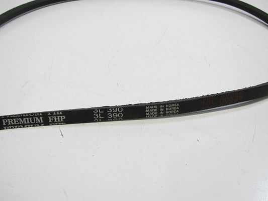 V-Belt - 3L Section, 1 Band, 39.00 In Outside Length, Smooth, 3L390