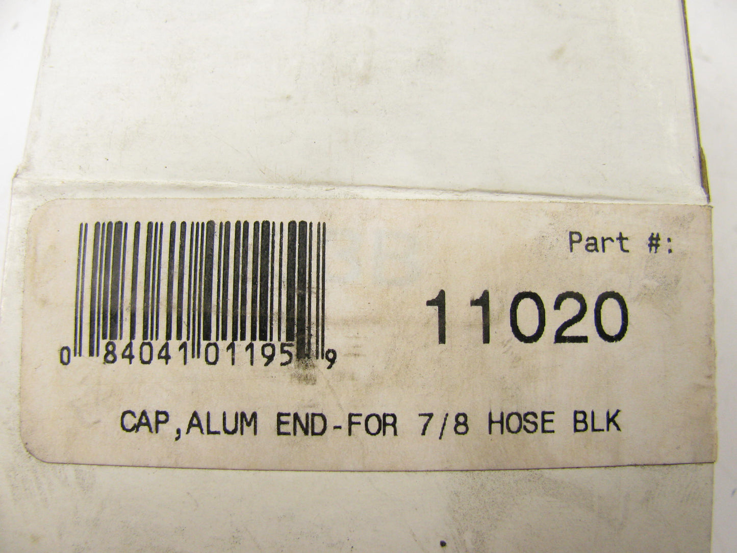 (20) NEW OUT OF BOX - 11020 Black ALUMINUM Heater Hose Caps 7/8