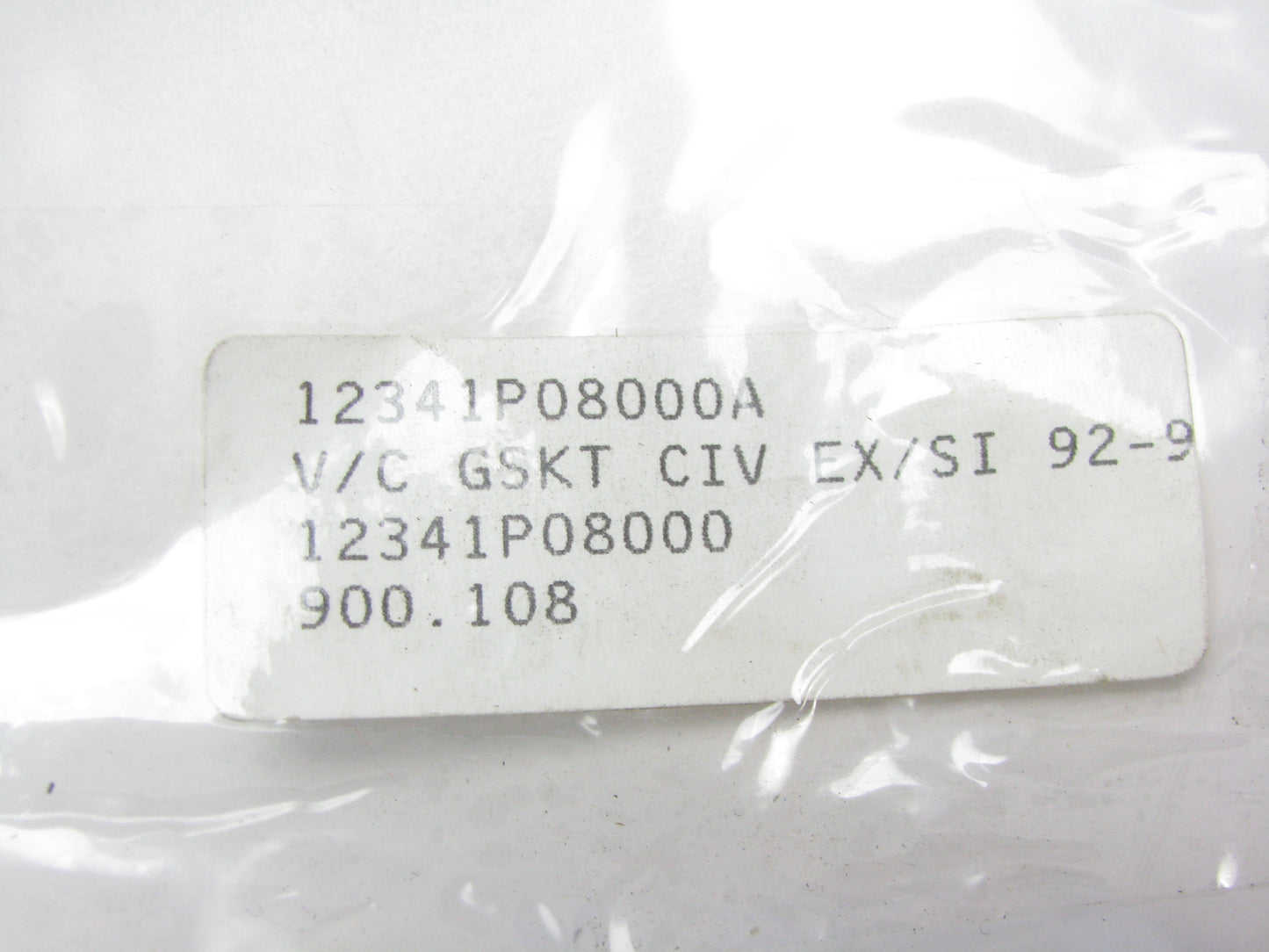 NEW OUT OF BOX 12341P08000 Valve Cover Gasket 1992-97 Honda Civic 1.5L 1.6L