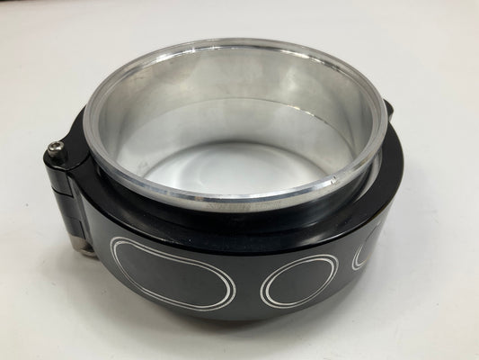 NEW UNBOXED Vibrant 12517 Black Aluminum Air Tube HD Clamp For 3.5'' OD Tubing