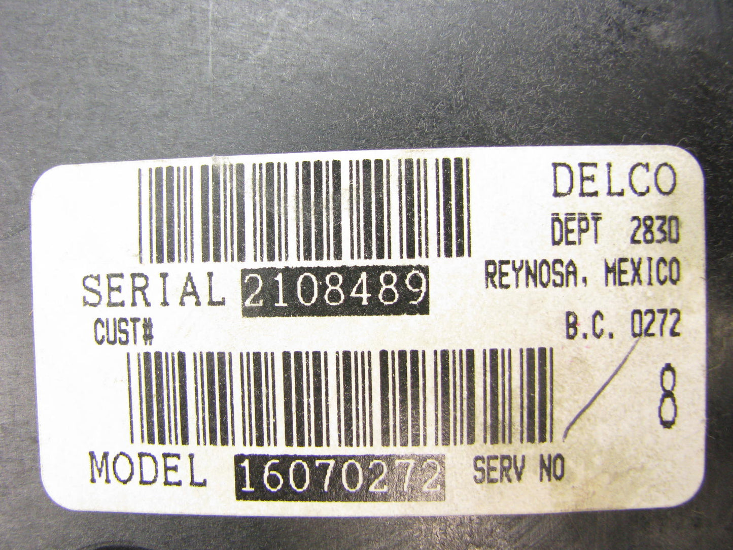 NEW - Out Of Box 16070272 A/C Heater Control Assembly 1988-93 Pontiac Grand Prix