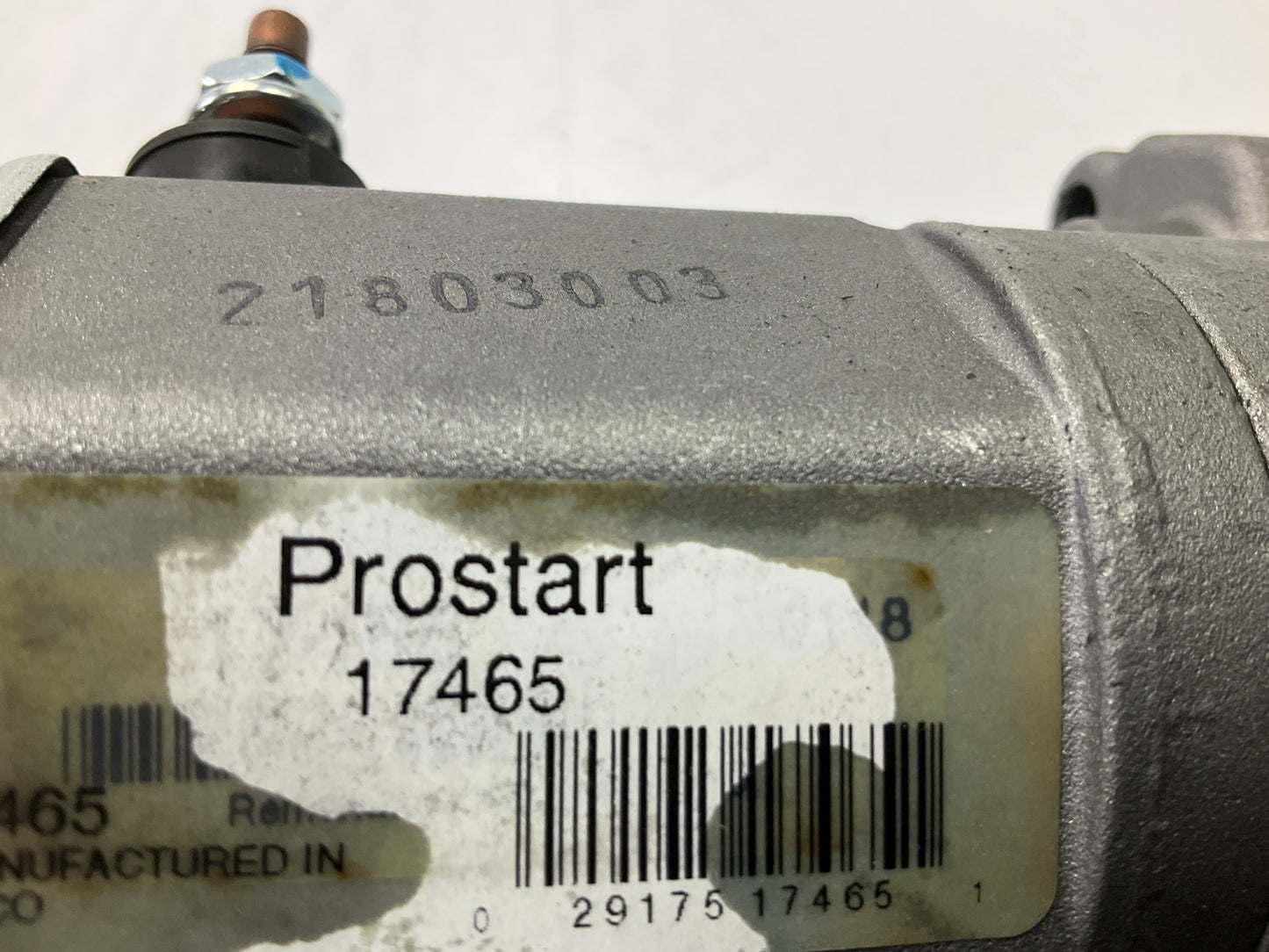REMAN. - OUT OF BOX 17465 Starter Motor