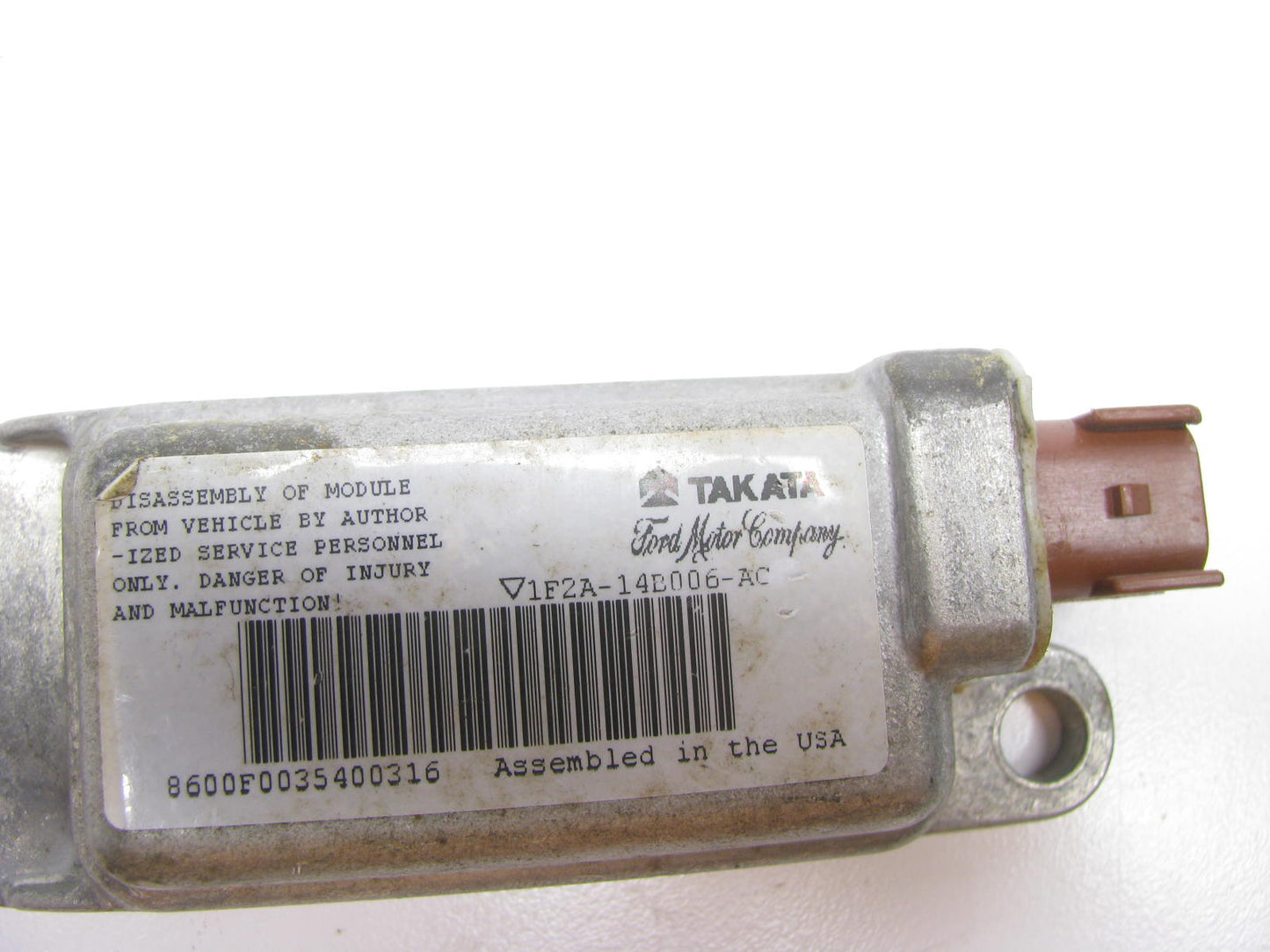 NEW OUT OF BOX - 1F2A-14B006-AC FRONT Impact Crash Sensor OEM For 99-03 Windstar