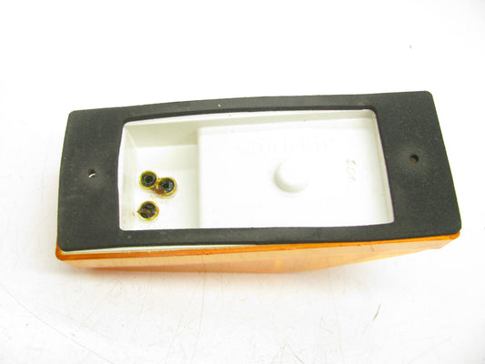 (x2) Incandescent, Yellow Rectangular, 1 Bulb, Surface Mount Side Turn Signal