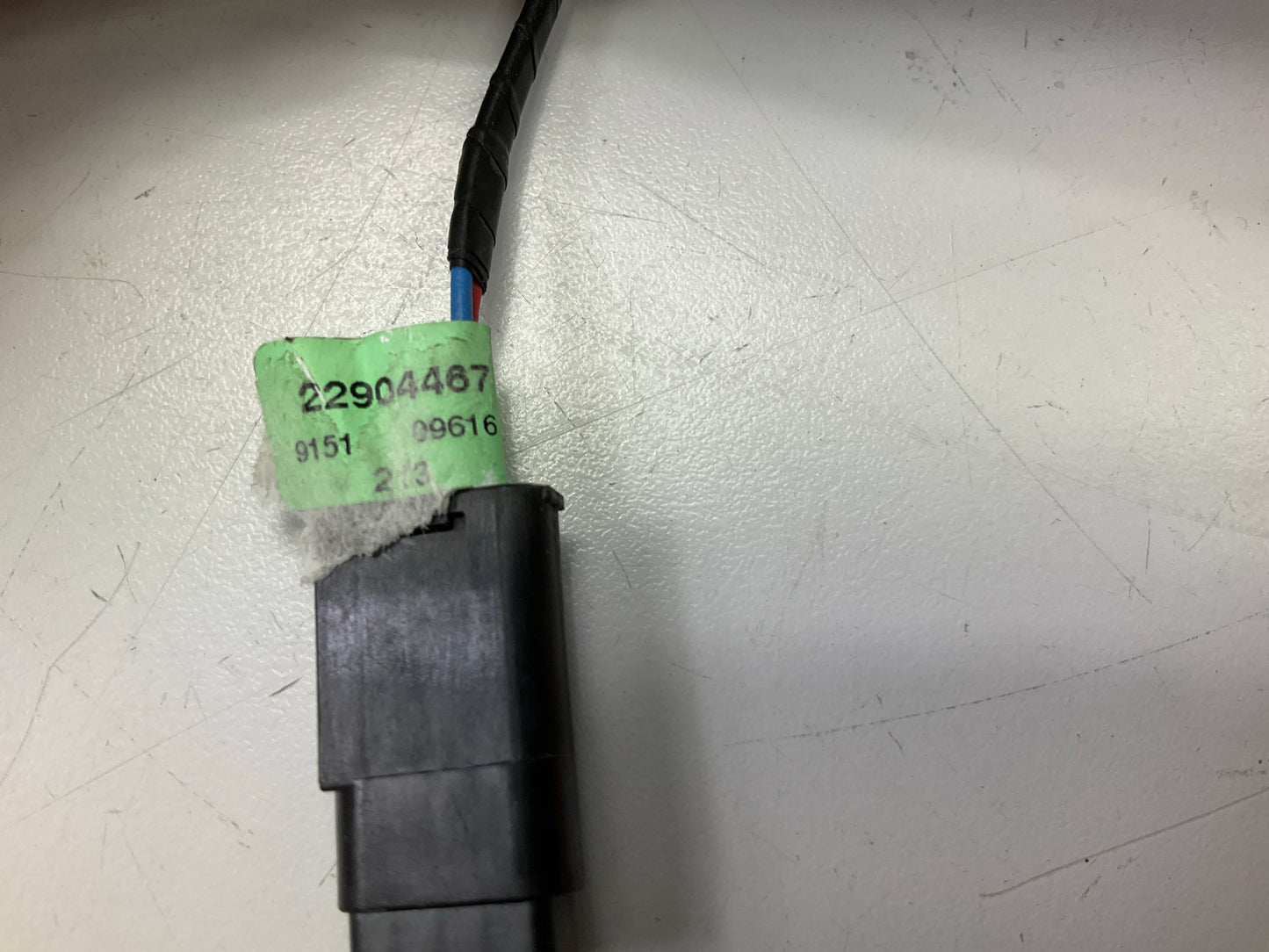 (2) OEM GM 22904467 Rear Passive Entry Exterior Door Handle Butte Red W/ Chrome