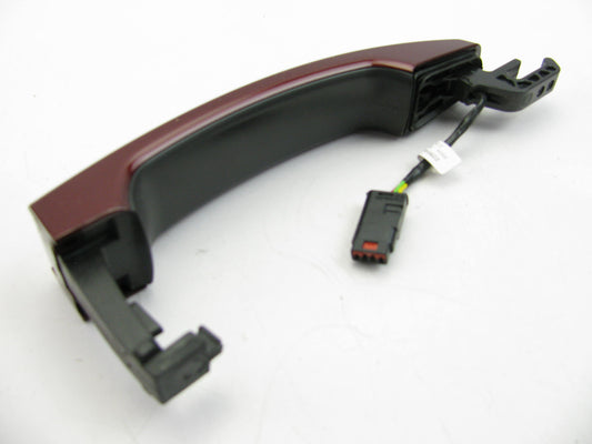 UNBOXED OEM Front Exterior Passive Entry Door Handle 22904469 Dark Red W/ Chrome