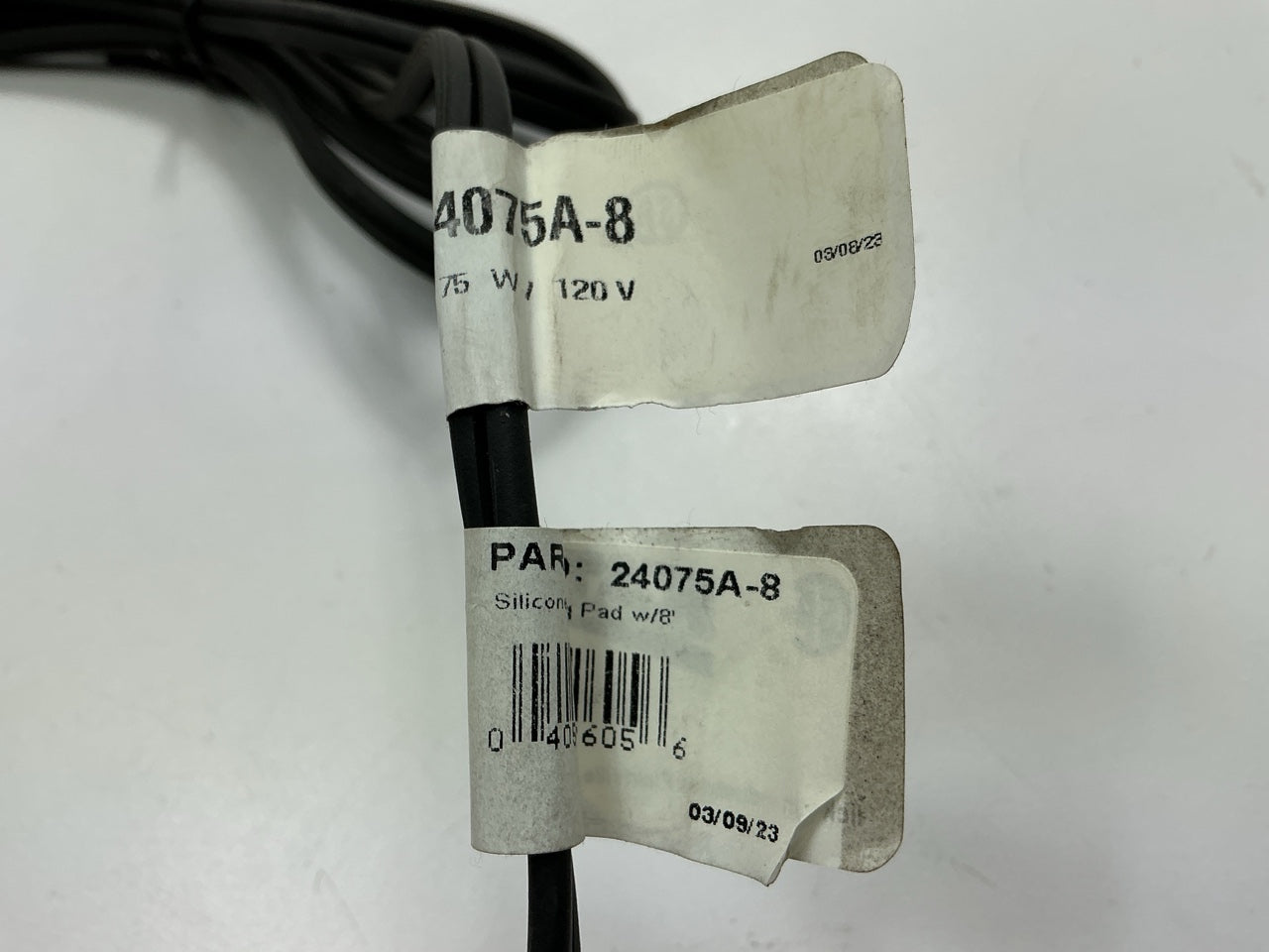 NEW UNBOXED Kats 24075A Silicone 3''x5'' Pad Heater, 75 Watts, 120 Volt Plug