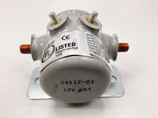 NEW UNBOXED Cole Hersee 24117-01 Continuous Duty Solenoid - 12V - PVC Coated