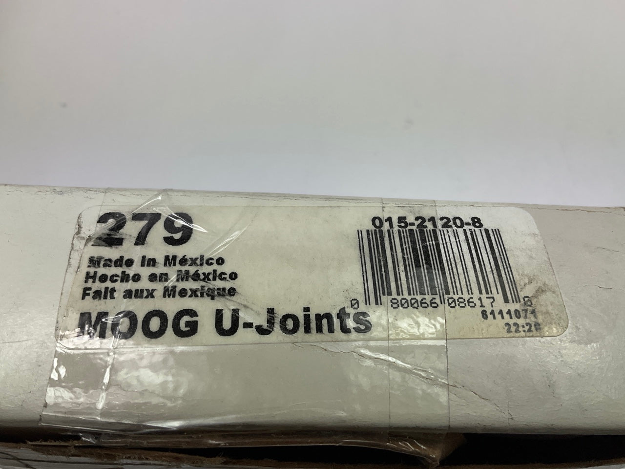 Plain White Box - Moog 279 U-Joint Universal Joint