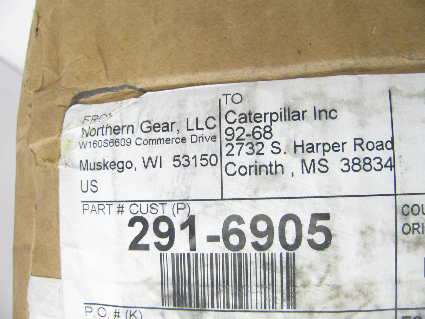 Genuine OEM For CAT Water Pump Shaft 291-6905 , 2916905