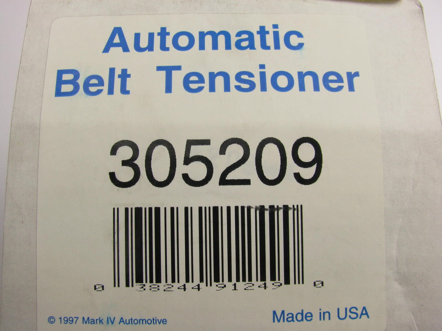 NEW - OUT OF BOX - 305209 Serpentine Belt Tensioner Assembly