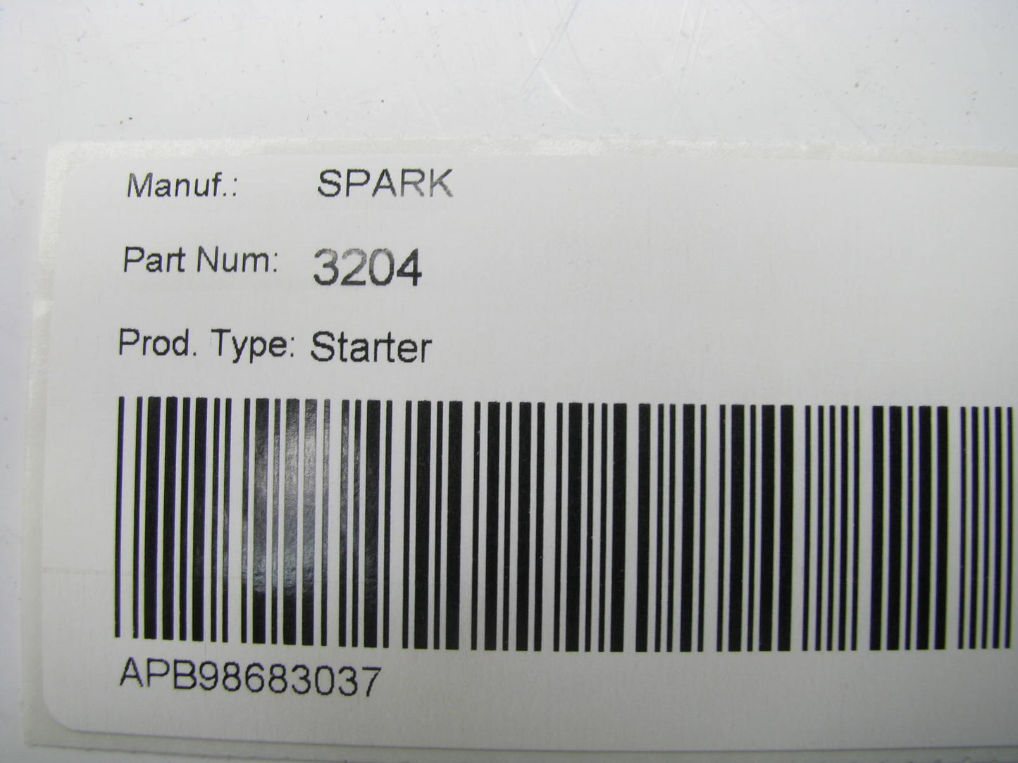 REMAN Starter 3204