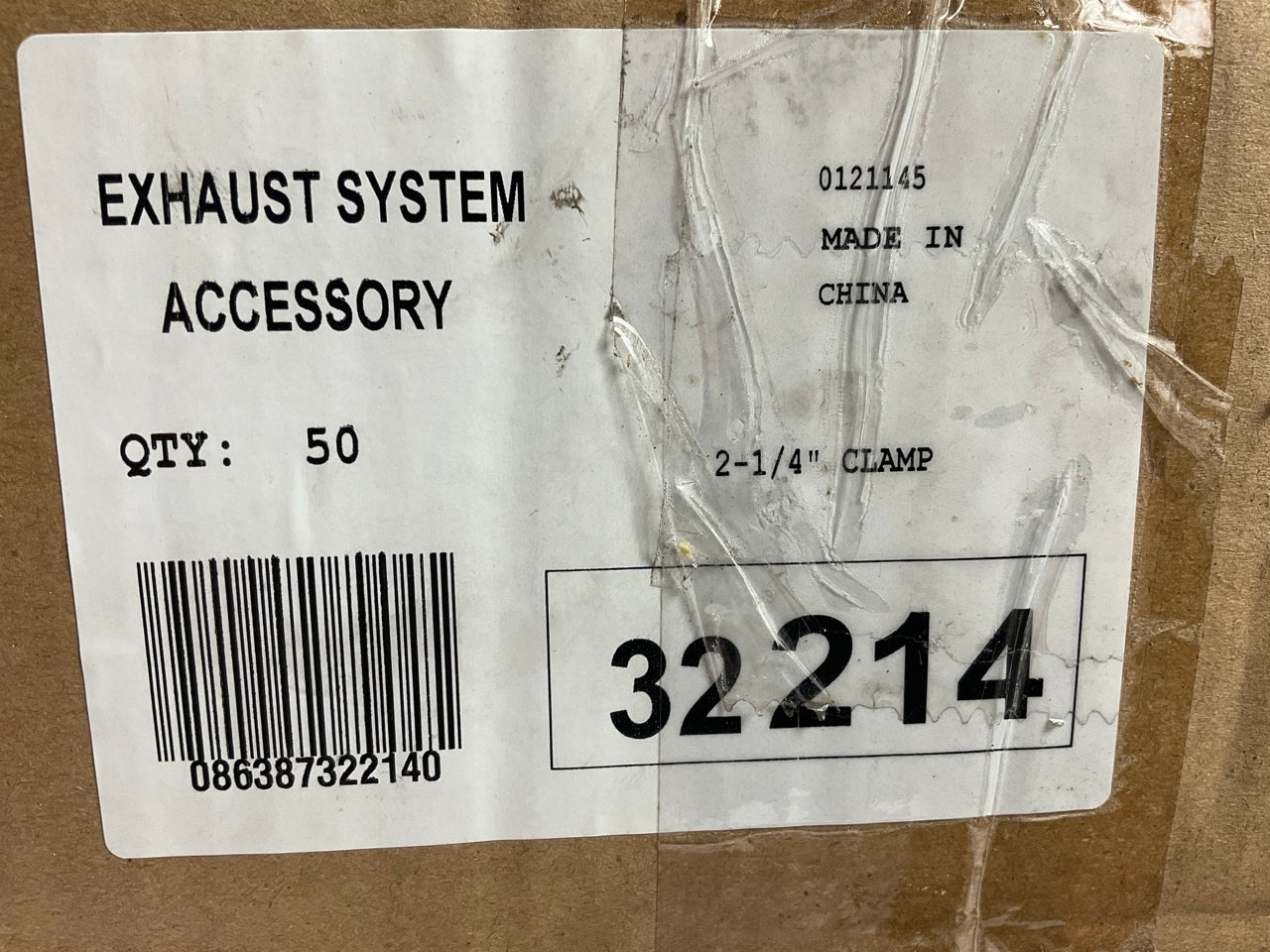 Lot Of 50 Clamps - Bulk Packed Walker 32214 Exhaust Clamps, 2-1/4''