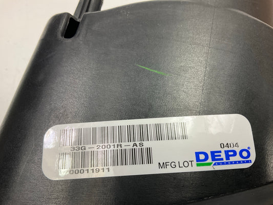 Unboxed Depo 33G-2001R-AS Right Fog Light Lamp For 08-17 Freightliner Cascadia