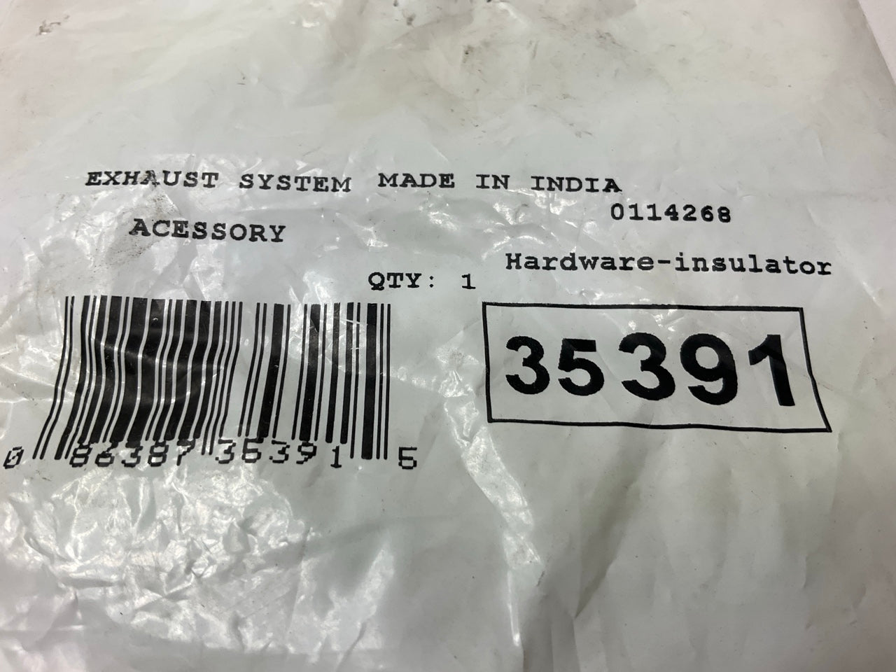 (2) UNBOXED 35391 1-1/4'' O-Ring Exhaust Rubber Insulator Grommet Hanger Bushing