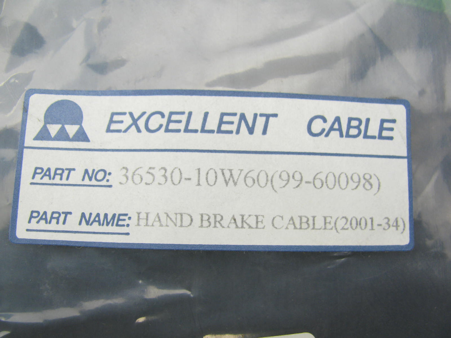 NEW - Out Of Box 36530-10W60 Rear Right Parking Brake Cable For 85-86 Nissan 720